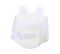 INOOMP 1 Pièce Plastron de Boxe protège- de Boxe pour Enfants Coup Junior Gilet de Protection Enfant Boxe Enfants Protecteur équipement de Protection de karaté Polyester Blanche