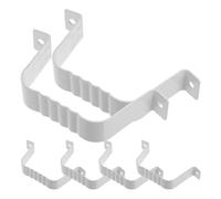 INOOMP 1 Set de Clips de Gouttière en Alliage D'aluminium Collier de Serrage, Design Fendu à Deux Trous, Esthétique et Fonctionnel pour Villas Extérieures