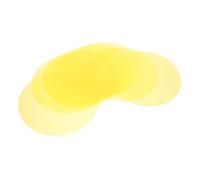 INOOMP 10 Autocollants Film Diffuseur De Lumière Chaude pour LED Ronds 4.72In, Lot de 10, Auto-Adhésifs, Résistent À La Décoloration, pour Spots Encastrés Et Spots, Toute Pièce Ou
