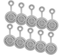 INOOMP 10 Cache-Vis à Pression pour Panneaux Intérieurs de Camping-Car, Kit de Couvercles à Vis en Plastique, Protection Antirouille, Installation Facile, Décoration Intérieure Voiture,