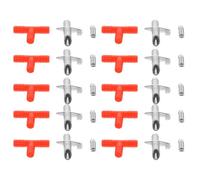 INOOMP 10 Ensembles Abreuvoir Automatique pour Lapins Bec Buvable et Facile à Installer Système Eau Propre pour Petits Animaux de Compagnie Kit de Boisson à Trois Voies avec Ressorts