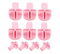 INOOMP 10 Pièces Accessoires De roulettes pour Cage à Chat Manchons De Tige De Roulette Remplacement Roulette Pivotante Manchons De Douille De Roulette Rose Abdos