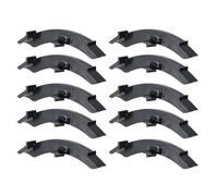 INOOMP 10 Pièces Cintreuse de Plantes Clips pour Plastique Noir | Réutilisable, Forte Résistance à Compression, Soutien des Tiges, Jardin Extérieur, Poirier et Agrumes