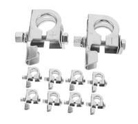 INOOMP 10 Pièces Lot de Pinces de Batterie Robustes pour Camions et Engins Lourds Design Anti-étincelles pour Sécurité Renforcée Haute Conductivité pour Transmission Stable Compatible
