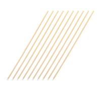 INOOMP 10 Pièces Tiges de Manipulation en Bois Kaki Outil Flexible et Facile à Utiliser pour Contrôle des Bras de Figurines à Main et Ombres pour Spectacles