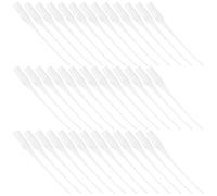 INOOMP 100 Embouts Aiguilles Précises pour Flacons de Colle, Tubes Applicateurs Fins en Plastique, 100 Pcs pour Dosage Contrôlé en Laboratoire et Loisirs Créatifs