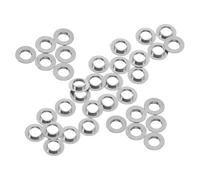 INOOMP 100 Pièces Kit de Réparation de Charnières de Lunettes Coussinets de T en Métal, Joints Convexes Stables et Flexibles pour Montures sans Contour, Installation Facile pour