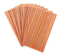 INOOMP 10pcs Cartes de Circuits Imprimés Pcb pour Projets Électroniques, Planches en Bakélite Marron, Portable et Facile D'utilisation pour Travaux Quotidiens