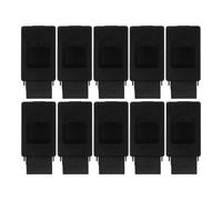 INOOMP 10pièces Loquet à Bouton-poussoir Caché pour Porte Armoire Boîtier Plastique Intégré pour Armoire et Coffret Électrique Usage Intérieur et Extérieur