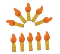 INOOMP 10pièces Mini-feu De Camp Résine Modèle De Campagne pour Miniature Décoration Maison De Poupée Accessoire De Jardin Jouet Extérieur Lot