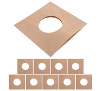 INOOMP 10pièces Pochettes Carton pour Disques Vinyles avec Protections Intérieures et Étuis de Rangement