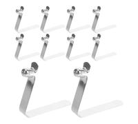 INOOMP 12 Clips à Ressort compressé en Acier manganèse V Forme 6mm tête Creuse 8mm Longueur 36mm pour Kayak et Arceau de Tente, Usage extérieur et DIY
