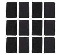 INOOMP 12 Pièces Coussin Antidérapant pour Canapé, Tapis Noir en PVC | Adhérence Forte, Ne Abîme Pas le Canapé, Usage Maison, Lit et Drap, Format Discret