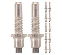 INOOMP 12 Pièces Embouts Bâtons de Randonnée Acier Tungstène Pointe Hexagonale Résistante à Usure Accessoires de Rechange pour Bâtons de Marche et Trekking Adaptés aux Activités