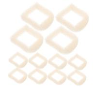 INOOMP 12 Pièces Filtre de Remplacement pour Fontaine à Eau de Chat Lot d'Éponges Filtrantes Souples et Légères Compatible Fontaine Animaux Filtre Purificateur Facile à Installer pour Eau