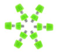 INOOMP 12 Pièces Football Cleat Replacement Spikes Lightweight Plastic Anti-Skid Shoe Nails for Enhanced Traction Artificial and Natural Grass Adjustable Soccer Cleats for Stable Grip