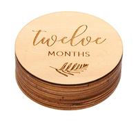 INOOMP 12pièces Disques Pour Cartes De Mensuelles Double-face Accessoires Photo Pour Nouveaux-