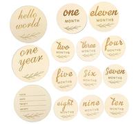 INOOMP 14pièces Cartes Pour De De Garçon Fille Mensuels Pour Photographie Né Et Souvenirs Comprend Annonce De Naissance Et Plaques Personnalisées