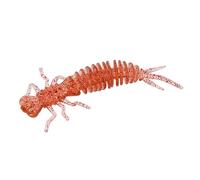 INOOMP 16Pièces Leurres Artificiels de Larves Souples Appâts Colorés et Réalistes pour Poissons Cibles Aggressifs