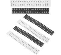 INOOMP 17 Autocollants pour Kalimba Étiquettes Précises des Notes en Papier, 6pcs pour Entraînement Musical et Enseignement en es Débutants