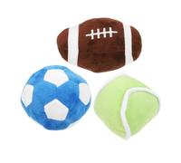 INOOMP 1ensemble Balle De Sport Peluche pour Chiens Et De Jouets Soccer Jouets Activité Doux pour Nettoyage des Dents Jeu Intérieur