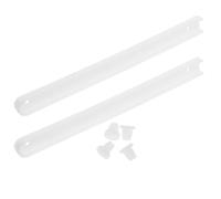 INOOMP 1ensemble Glissières de Tiroir Plastique à Montage Inférieur Jeu avec Fermeture Silencieuse Capacité Élevée pour Meubles et Armoires Installation Facile Coulisses de Remplacement