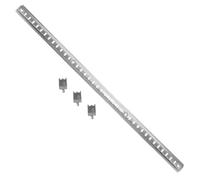 INOOMP 1ensemble Support Étagère Acier Inoxydable pour Congélateur avec Clips Barre Robuste pour Clayette Frigo et Support de Crémaillère Installation Facile