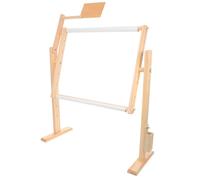 INOOMP 1ensemble Support pour Cercles à Broder Bois avec Rotation et Hauteur Réglable Support Ergonomique pour Métier à Broder Cadre Stable pour Tapisserie et Travaux de Couture