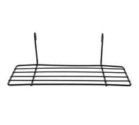 INOOMP 1pièce Étagère pour Oiseaux avec Perchoir Suspendu Accessoire Pratique pour Perruches Et Perroquets Installation Facile Design Noir