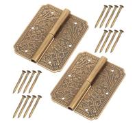 INOOMP 2 charnières de porte de placard, charnières à paumelle rétro en