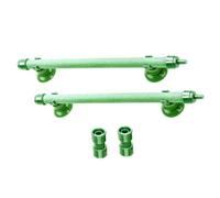 INOOMP 2 Ensembles de Diffuseurs à Bulles pour Aquarium Tuyau D'oxygène Vert en Plastique et Pierre à Air Solide, Design Simple et Flexible pour Apport D'oxygène en Aquarium