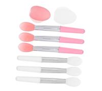 INOOMP 2 ensembles Set de Pinceaux Applicateurs de Masque Lèvres Silicone Brosse Pratique pour Rouge à Lèvres Léger et Compact pour Maquillage Quotidien et Professionnel