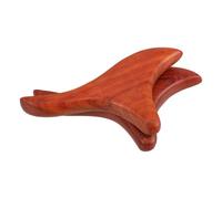 INOOMP 2 Pièces Bâton de Massage Thaï en Bois, Outil Gua Sha, Portable et Léger, Bords Lisses, Prise en Main Facile, pour Massage Profond des Bras Corps, Voyage