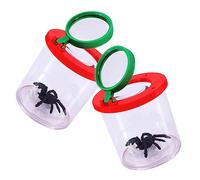 INOOMP 2 Pièces Boîte Loupe à Insectes Kit Observation Scientifique avec Loupe Double pour Exploration et Éducation