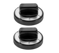 INOOMP 2 pièces Boutons de Commande Bakélite Rouge Résistants Haute Température pour Cuisinière à Gaz Professionnelle Compatibles Grills et Fours Commercial