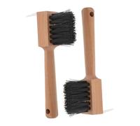 INOOMP 2 Pièces Brosse à crochet en fer à cheval coupe-pieds pour bovins coupe-sabot de chèvre cure-pied avec brosse outil de coupe en fer à cheval Plastique Beige