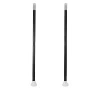 INOOMP 2 Pièces Canne de Magicien pour Déguisement, Noire, 28 Pouces