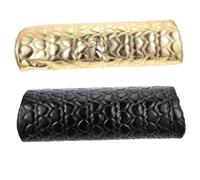 INOOMP 2 pièces Coussin Main Manucure Forme Cœur Demi-lune Confortable Antidérapant pour Soins Ongles et Nail Art Support Poignet Professionnel pour Pédicure et Décoration Ongulaire