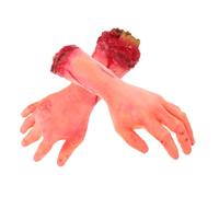 INOOMP 2 Pièces Décorations Halloween Main Fausse Sanglante Réaliste pour Accessoires Effrayants pour Fête Halloween