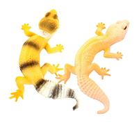 INOOMP 2 Pièces Figurine de Lézard Réaliste de Décor Animal pour Éducatif et Ornamental Parfait pour Halloween et Collection