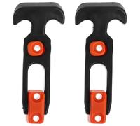 INOOMP 2 Pièces Loquet à Poignée en T pour Boîte à Outils, Attrape-capot de Voiture en Caoutchouc, Fermeture Élastique Amortissante, Anti-ouverture Accidentelle, pour Camion et