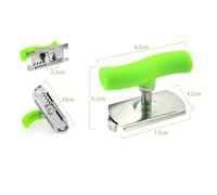 INOOMP 2 Pièces Ouvre-bocal Inox Antidérapant Lot de Ouvre-couvercle Facile et Effort pour Bouteilles et Bocaux Outils Cuisine Familiale