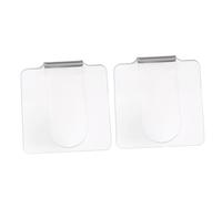 INOOMP 2 pièces Palette Acrylique Transparente pour Maquillage Palette de Mélange Portable Ergonomique pour Fond de Teint Rouges à Lèvres et Fards à Paupières Cosmétique Maniable pour