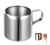 INOOMP 2 pièces Pichet It Inox Lot de Tasse Crémière Mousseuse pour Café Résistante Chaleur pour Maison et Café