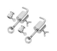 INOOMP 2 Pièces Poids de Contrepoids Acier Inoxydable pour Rôtissoire BBQ Accessoires Robustes pour Broche et Panier Rotatif Ajustable et Résistant Chaleur