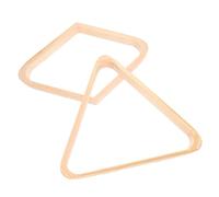 INOOMP 2 Pièces Rack de Billes de Billard Massif Triangle et Rack Balles Accessoires Solides pour Table de Billard Portable et pour Usage Professionnel et Domestique