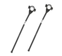 INOOMP 2 pièces Support Mât Drapeau Vélo Porte-Drapeau Ajustable pour Guidon Garçon Fille Résistant Au Vent Montage Facile pour Moto et Vélo Extérieur