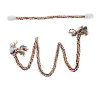 INOOMP 2 Pièces Support pour Perroquet, Perchoir pour Oiseaux en Corde de Coton, pour Perroquets, Sûr à Utiliser, Maison