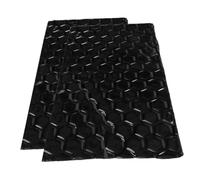 INOOMP 2 pièces Tapis Insonorisant Voiture Plaque Isolation Phonique Butyle Résistante Haute Température Matériau Absorption Sonore et Vibrations Amortisseur Insonorisation Auto avec