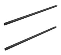 INOOMP 2 rallonges pour crochet de berger, 9,8 pouces, connecteur fileté | Perche d'extension détachable, embout fileté en métal, supporte les crochets pour mangeoires à oiseaux, les